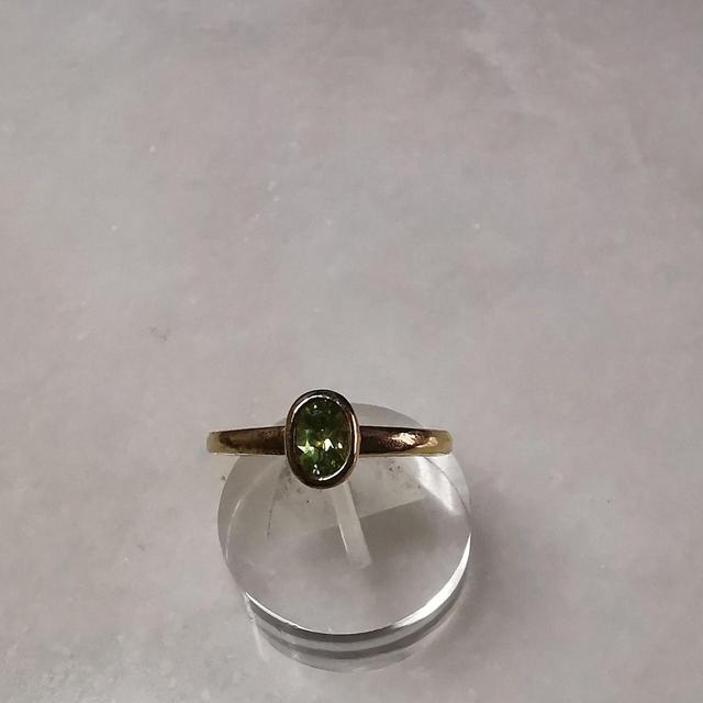 Preloved Women's Ring - Green on Productcaster.