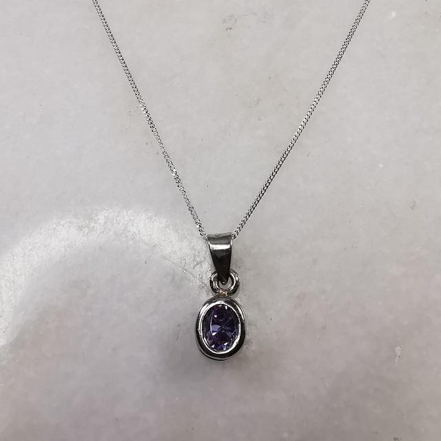 Preloved Women's Necklace - Purple on Productcaster.