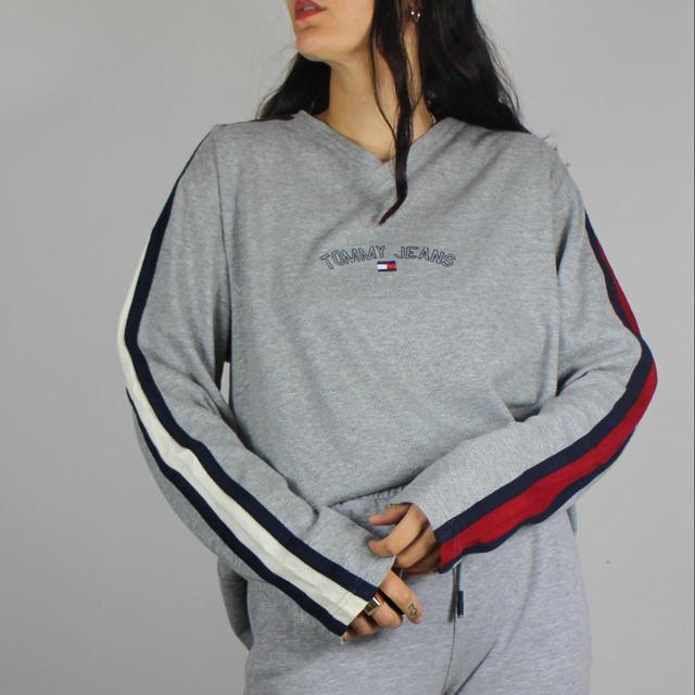 Tommy Hilfiger Women's Sweatshirt - Grey - L on Productcaster.