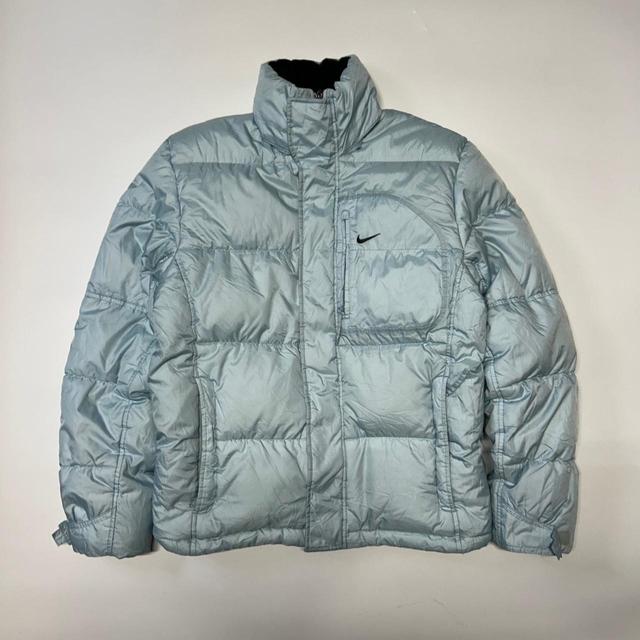 Nike Men's Puffer Jacket - Blue - S on Productcaster.