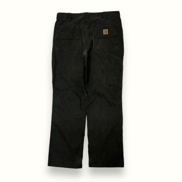 Carhartt Men's Trousers - Grey/Black - 34" on Productcaster.