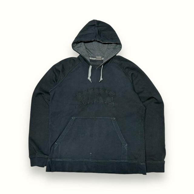 Nike Men's Hoodie - Black/Grey - L on Productcaster.