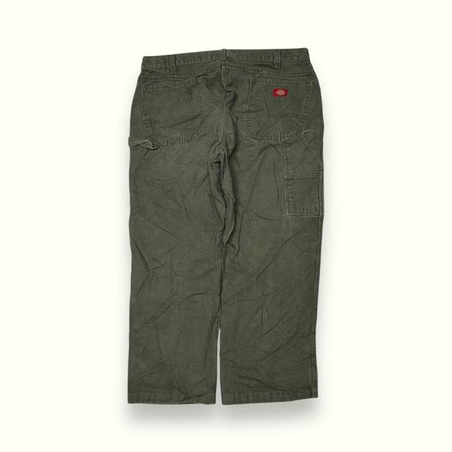 Dickies Men's Faded Trousers - Green/Khaki - 38" on Productcaster.