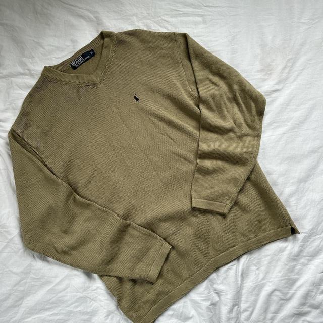 Polo Ralph Lauren Men's Sweatshirt - Khaki/Tan - M on Productcaster.