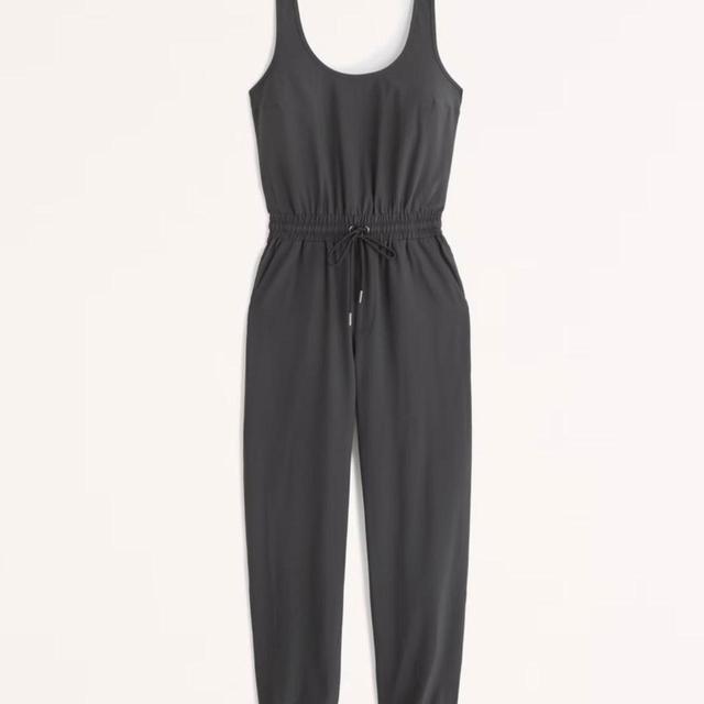 Abercrombie & Fitch Women's Palazzo Jumpsuit - Black - S on Productcaster.