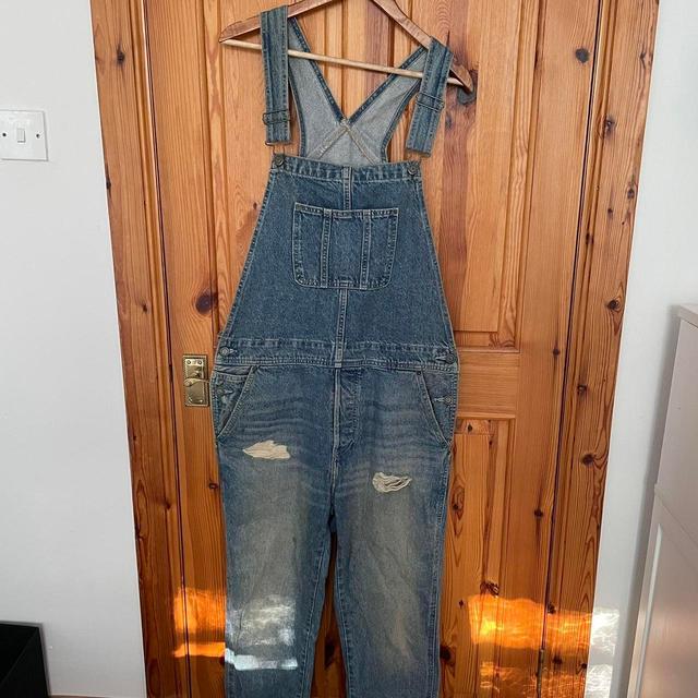 Abercrombie & Fitch Men's Dungarees - Navy - S on Productcaster.