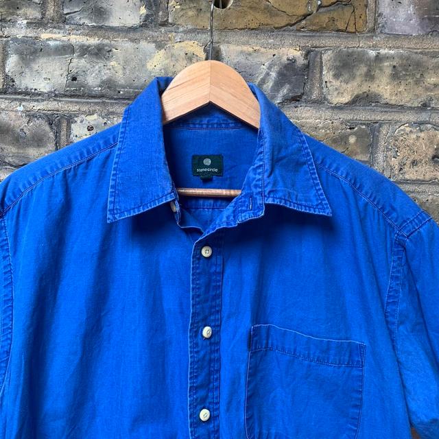 Deadstock Men's Shirt - Blue - L on Productcaster.