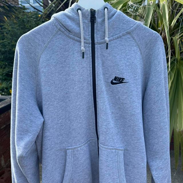 Nike Men's Hoodie - Grey/Black - L on Productcaster.