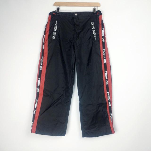 FUBU Men's Sweatpants - Black/Red - M on Productcaster.