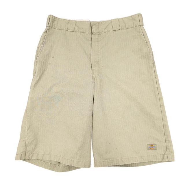 Dickies Men's Shorts - Cream - 34" on Productcaster.