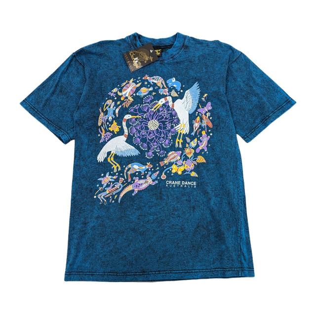 Vintage Men's T-shirt - Blue - L on Productcaster.