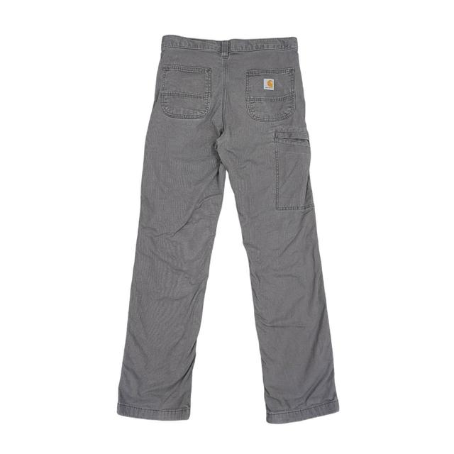 Carhartt Men's Straight leg Embroidered Trousers - Grey - 32" on Productcaster.