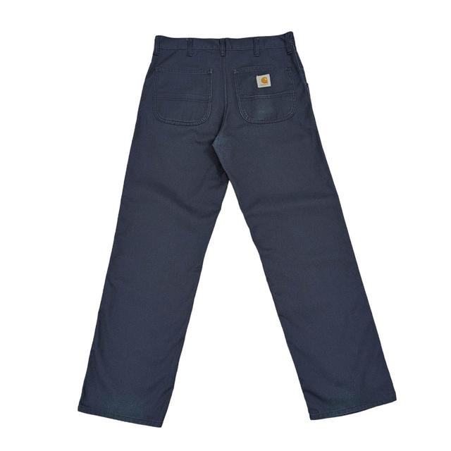 Carhartt Men's Straight leg Capri Trousers - Blue/Navy - 34" on Productcaster.