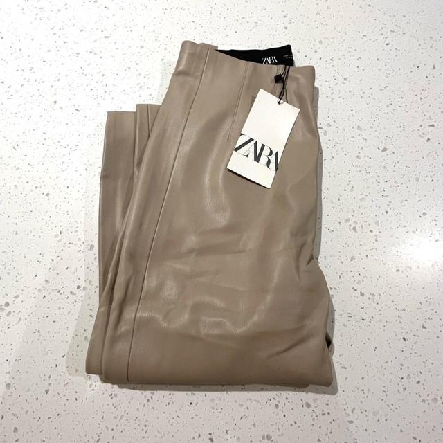 Zara Women's Leggings - Cream - S on Productcaster.