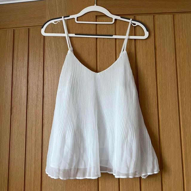 Topshop Women's Vest - White - 6 on Productcaster.