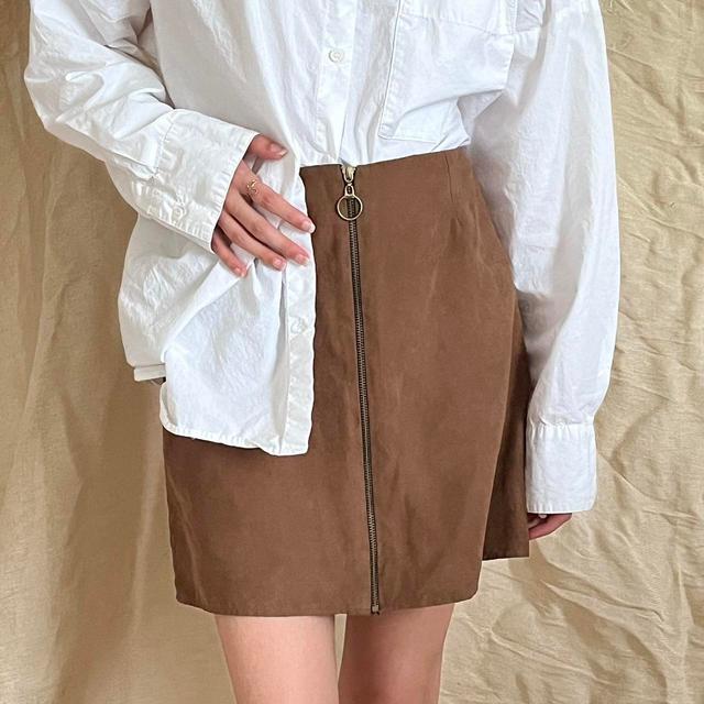 Vintage Women's Midi Skirt - Brown - S on Productcaster.