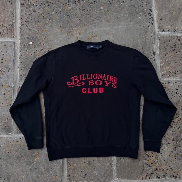 Billionaire Boys Club Men's Sweatshirt - Black/Red - L on Productcaster.