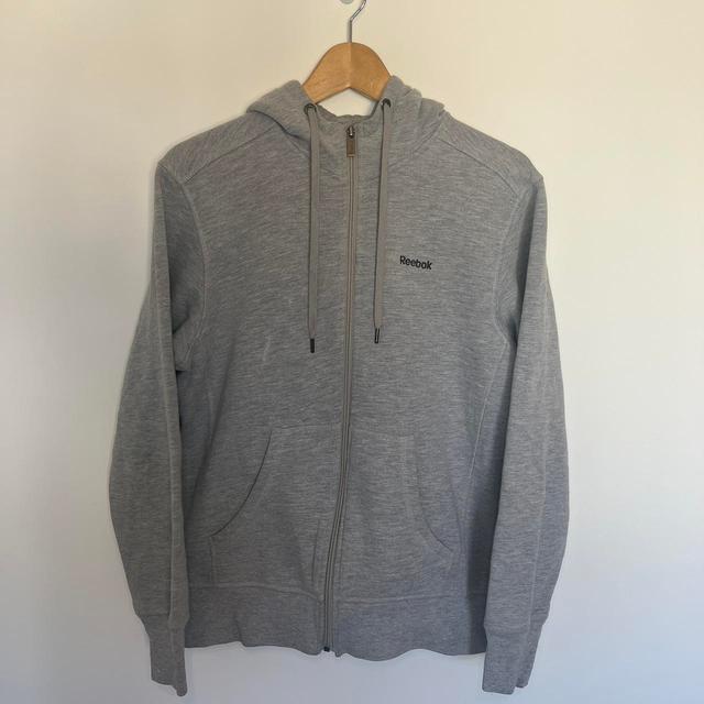 Reebok Men's Hoodie - Grey - S on Productcaster.