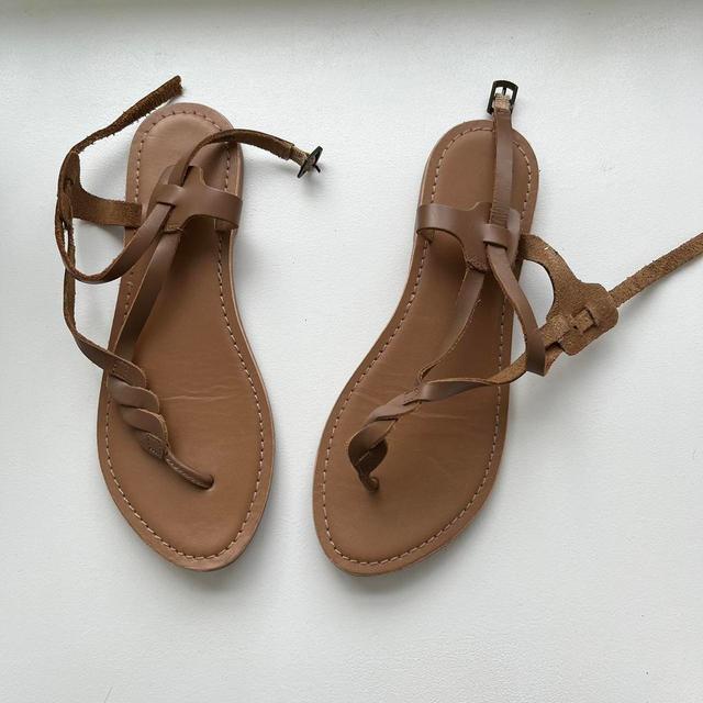 New Look Women's Sandals - Brown - UK 7 on Productcaster.