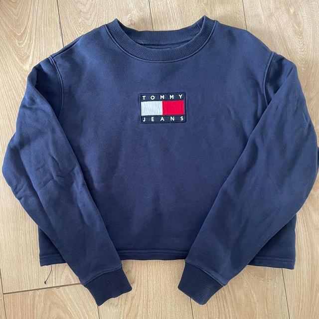 Tommy Hilfiger Women's Jumper - Navy - L on Productcaster.