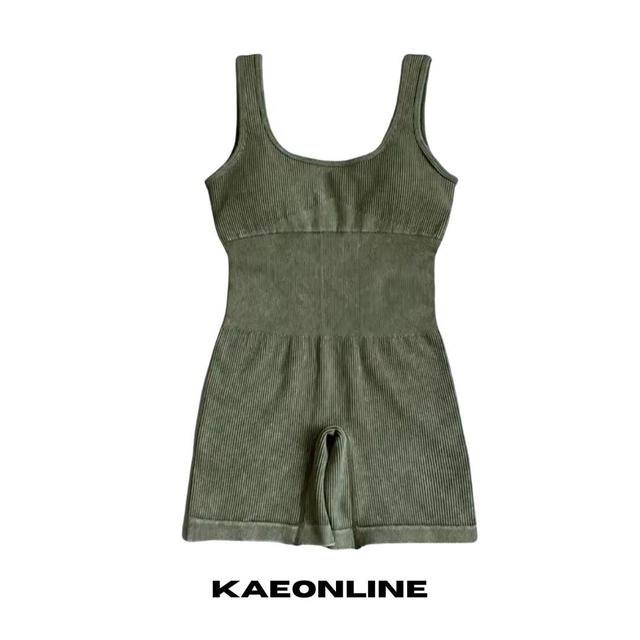 Women's Playsuit - Pink/Khaki - S on Productcaster.