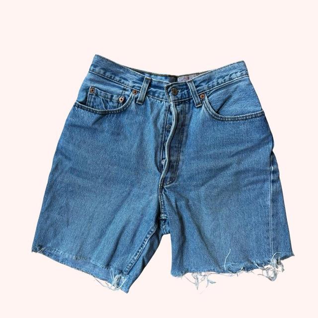 Levi's Women's Shorts - Blue - 30" on Productcaster.