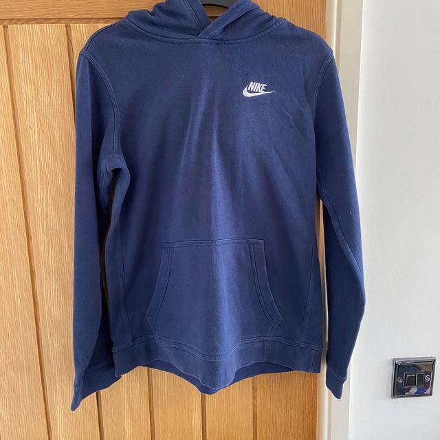 Nike Men's Hoodie - Navy/Blue - S on Productcaster.