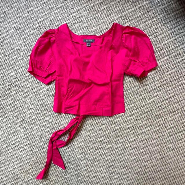 Primark Women's Crop top - Pink - 6 on Productcaster.