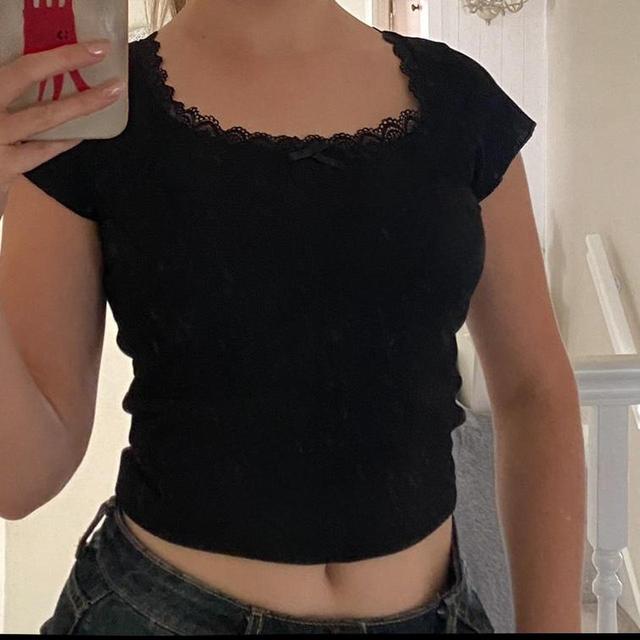 Women's Crop top - Black - S on Productcaster.