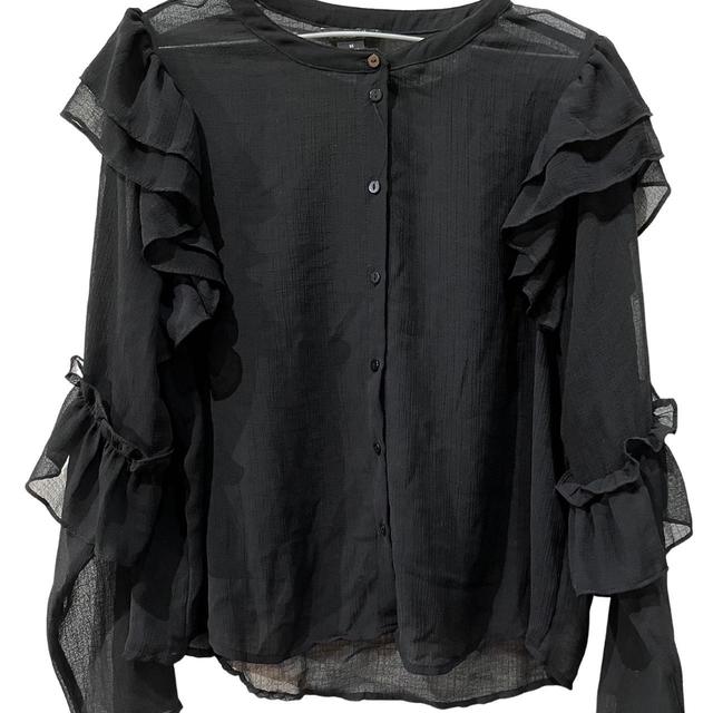 Bershka Women's Blouse - Black - M on Productcaster.