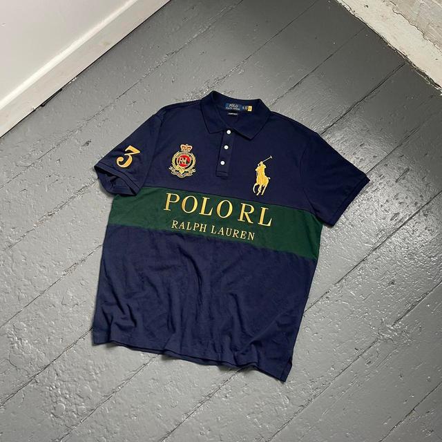 Ralph Lauren Men's Polo shirt - Navy/Blue - XL on Productcaster.