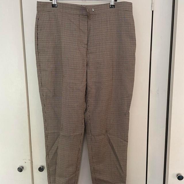 Burberry Women's Trousers - Brown - UK 14 on Productcaster.