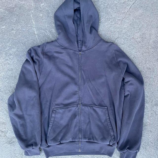 Yeezy Men's Hoodie - Navy - XS on Productcaster.