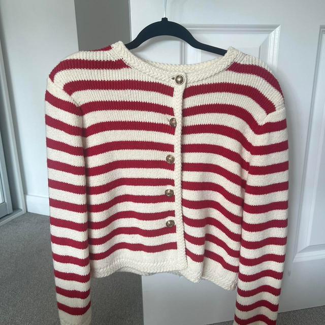 Massimo Dutti Women's Cardigan - Red - M on Productcaster.