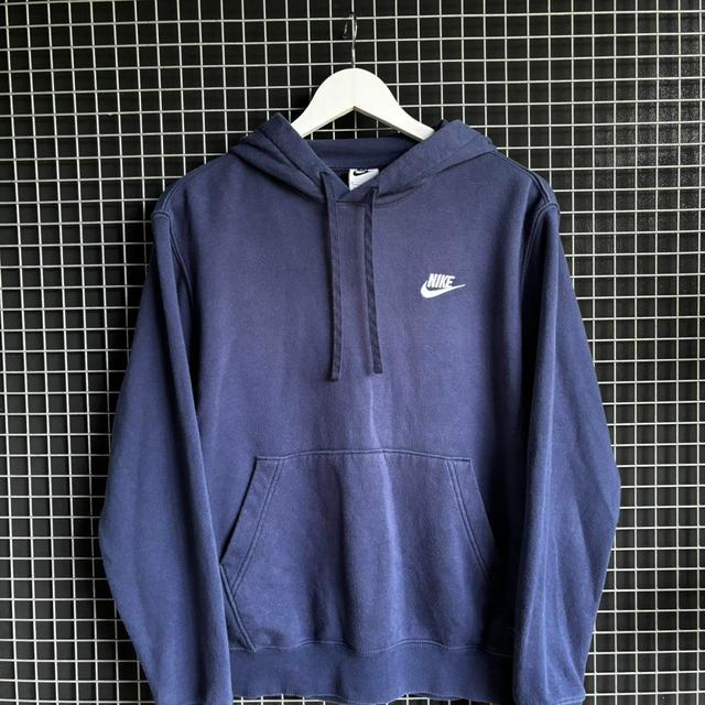 Nike Men's Hoodie - Navy - S on Productcaster.