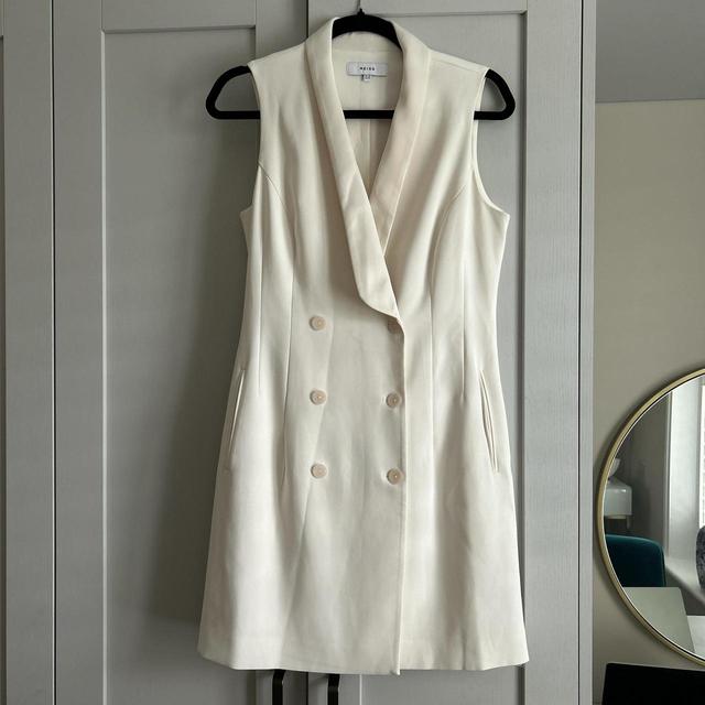 Reiss Women's Blazer Dress - Cream - 10 on Productcaster.