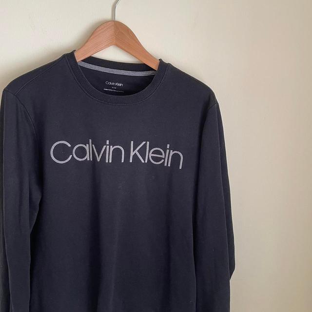 Calvin Klein Men's Sweatshirt - Black - M on Productcaster.