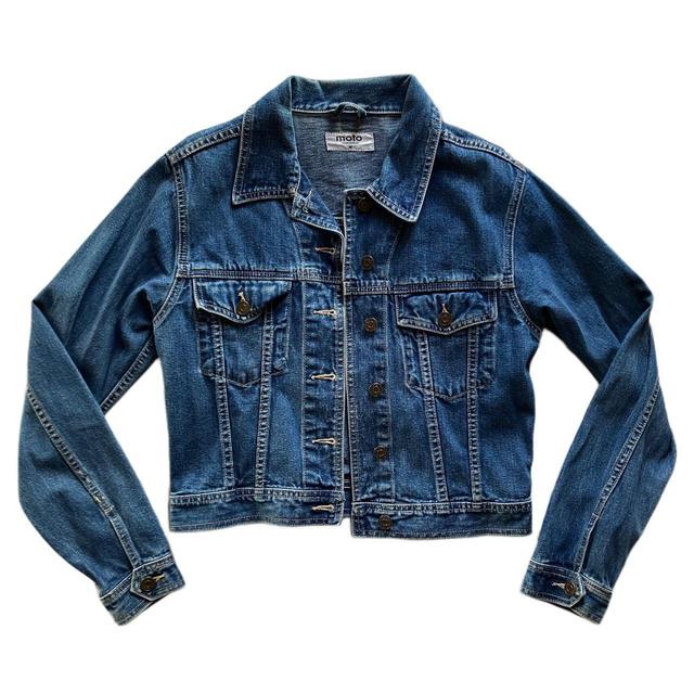 Topshop Women's Lightweight Jacket - Blue/Navy - S on Productcaster.