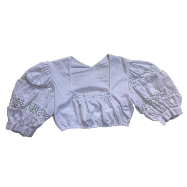 Vintage Women's Blouse - White - S on Productcaster.