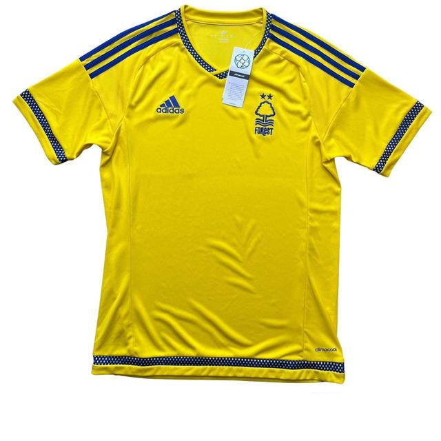 Adidas Men's T-shirt - Yellow - S on Productcaster.