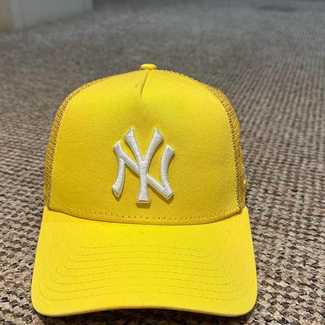 New Era Men's Caps - Yellow on Productcaster.