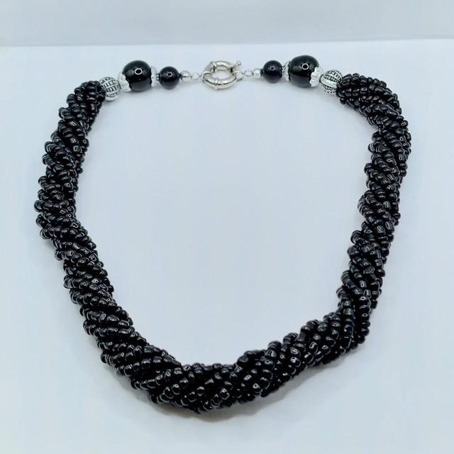 Women's Necklace - Black on Productcaster.