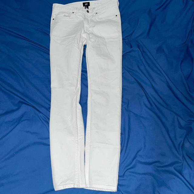 H&M Men's Jeans - White - 30" on Productcaster.