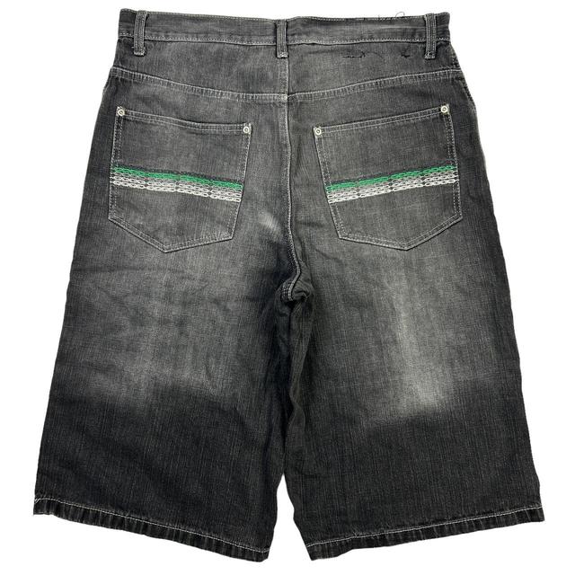 Vintage Men's Shorts - Grey/Green - 36" on Productcaster.