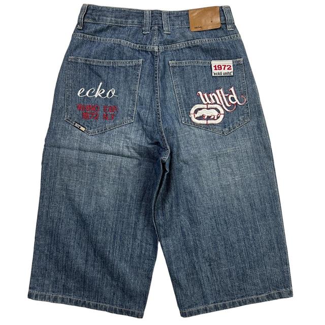 Ecko Unltd. Men's Shorts - Blue/Red - 29" on Productcaster.