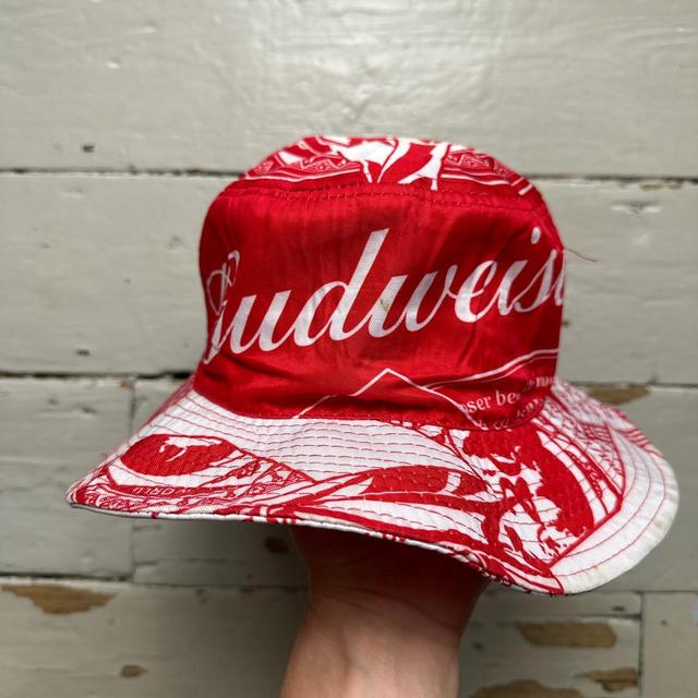 Budweiser Men's Festival Hat - Red on Productcaster.