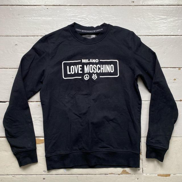 Love Moschino Men's Jumper - Black - S on Productcaster.