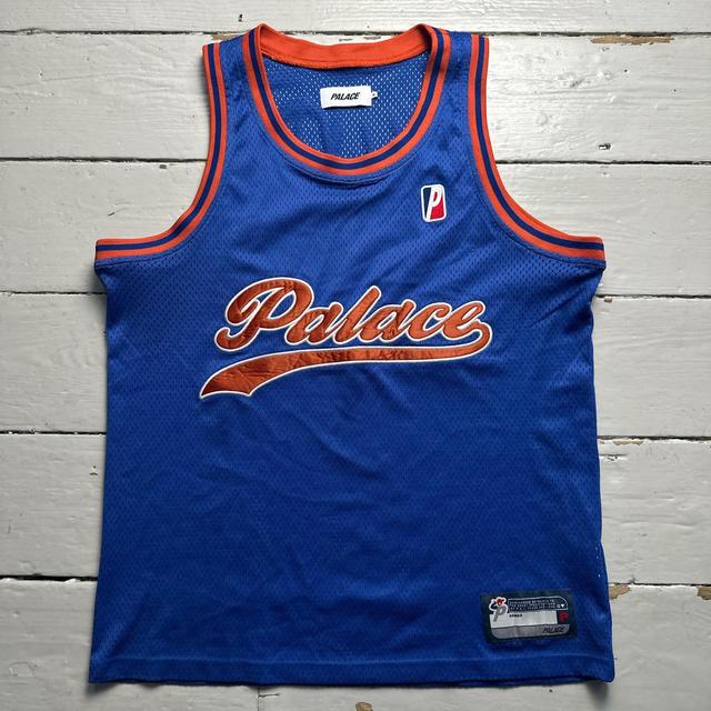 Palace Men's Vest - Blue/Orange - M on Productcaster.