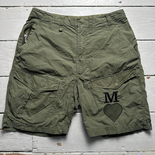 Maharishi Men's Shorts - Khaki/Green - S on Productcaster.