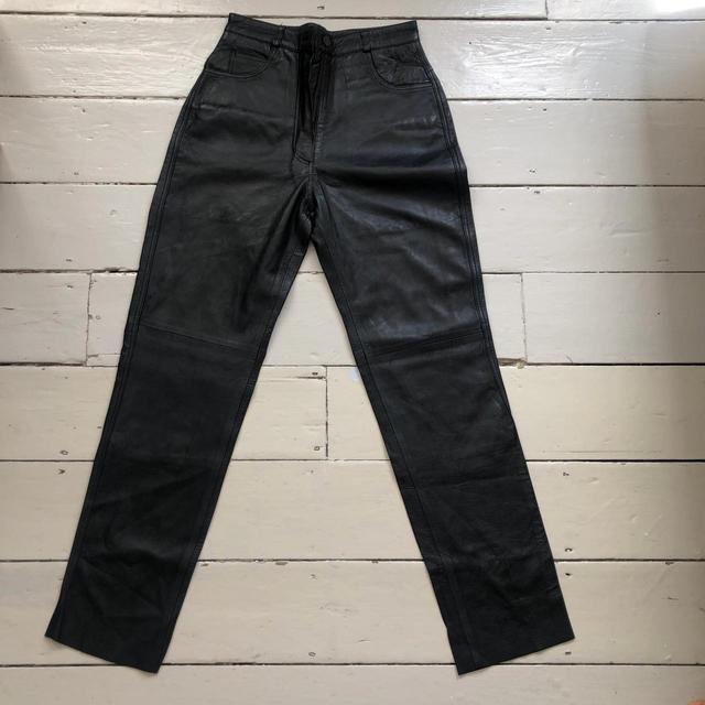 Vintage Women's Straight leg Trousers - Black - 27" on Productcaster.